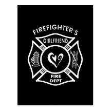 Firefighters Girlfriends Post Card