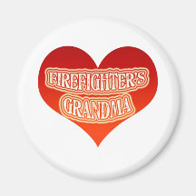 Firefighter's Grandma Magnets