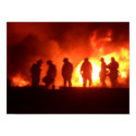 firefighters in action posters