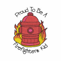 Firefighter's Kid embroidered shirts