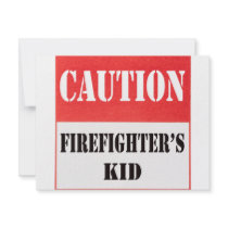 - firefighter's kid invitations
