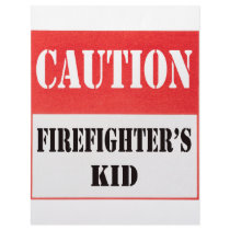 - firefighter's kid letterhead