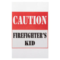 - firefighter's kid stationery