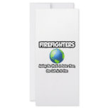 Firefighters...Making the World a Better Place Custom Rack Card