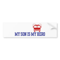 Firefighter's Mom Dad bumper stickers