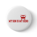 Firefighter's Mom Dad buttons