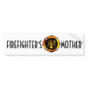 Firefighter's Mother Bumpersticker by kklawiter Firefighter's Mother Bumpersticker