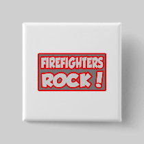 Firefighters Rock! Pins
