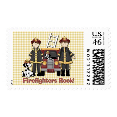 Firefighters Rock Stamp by naturetees