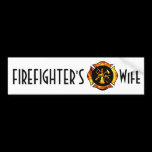Firefighter's Wife Bumpersticker bumper stickers