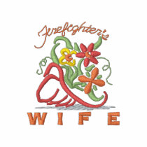 Firefighter's Wife embroidered shirts