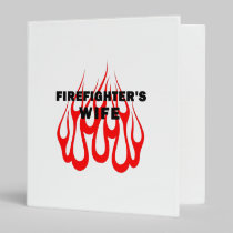 Firefighter's Wife Flames binders
