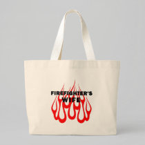 Firefighter's Wife Flames bags