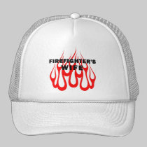 Firefighter's Wife Flames hats