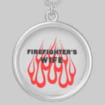 Firefighter's Wife Flames necklaces