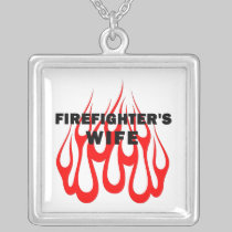Firefighter's Wife Flames necklaces