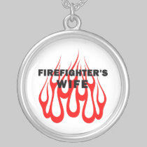 Firefighter's Wife Flames necklaces