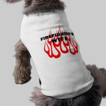 Firefighter's Wife Flames pet clothing