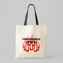 Firefighter's Wife Flames bags