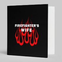 Firefighter's Wife Flames binders