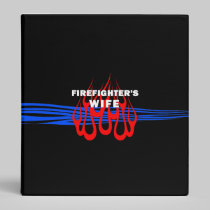Firefighter's Wife Flames binders