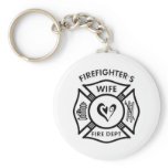 Firefighters Wife Keychains