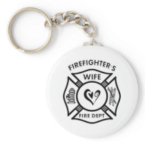 Firefighters Wife Keychains