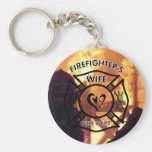 Firefighters Wife Keychain