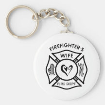 Firefighters Wife Keychains
