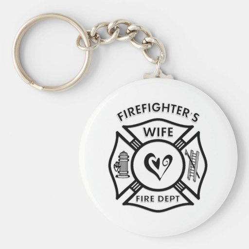 Firefighters Wife Keychains