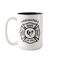 Firefighter's Wife mugs by bonfirefirefighters Firefighter's Wife mugs