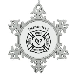 Firefighters Wife Christmas Ornament