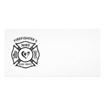 Firefighter's Wife Photo Greeting Card