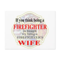 FIREFIGHTERS WIFE- postcards