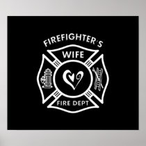 Firefighter's Wife Poster