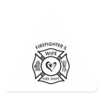 Firefighters Wife Sticker
