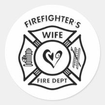 Firefighter's Wife Sticker