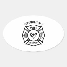 Firefighters Wife Stickers