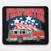 Firefighting Truck Mouse Pads