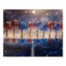 Fireflies Awaken Card Size Print