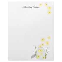 Fireflies Flying Customized Letterhead