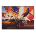 "Fireflies" Hot Air Balloons At Sunrise Card