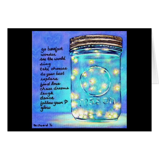 Fireflies in a Jar Notecard ©MillwardStudios 2011