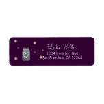 Fireflies in Mason Jar Heart Address Labels