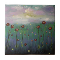 Fireflies in Roses tiles