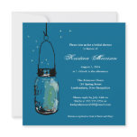 Fireflies & Mason Jar Bridal Shower invitations