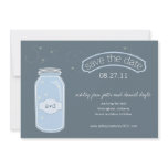 Fireflies &amp; Mason Jar Save the Date Custom Invitations