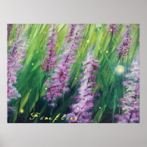 Fireflies Poster Print