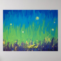 Fireflies Poster Print