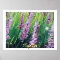 Fireflies Poster Print